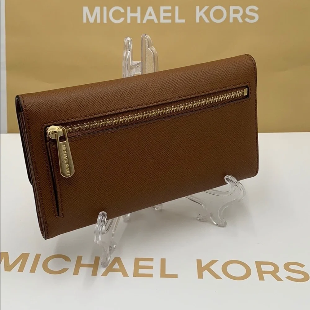 Michael Kors Jet Set Travel Lg Trifold Wallet
